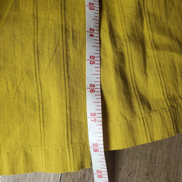 NWT Friday's Project Olive Green and Cream Embroidered Women's Sleeveless Blouse - Picture 6 of 15